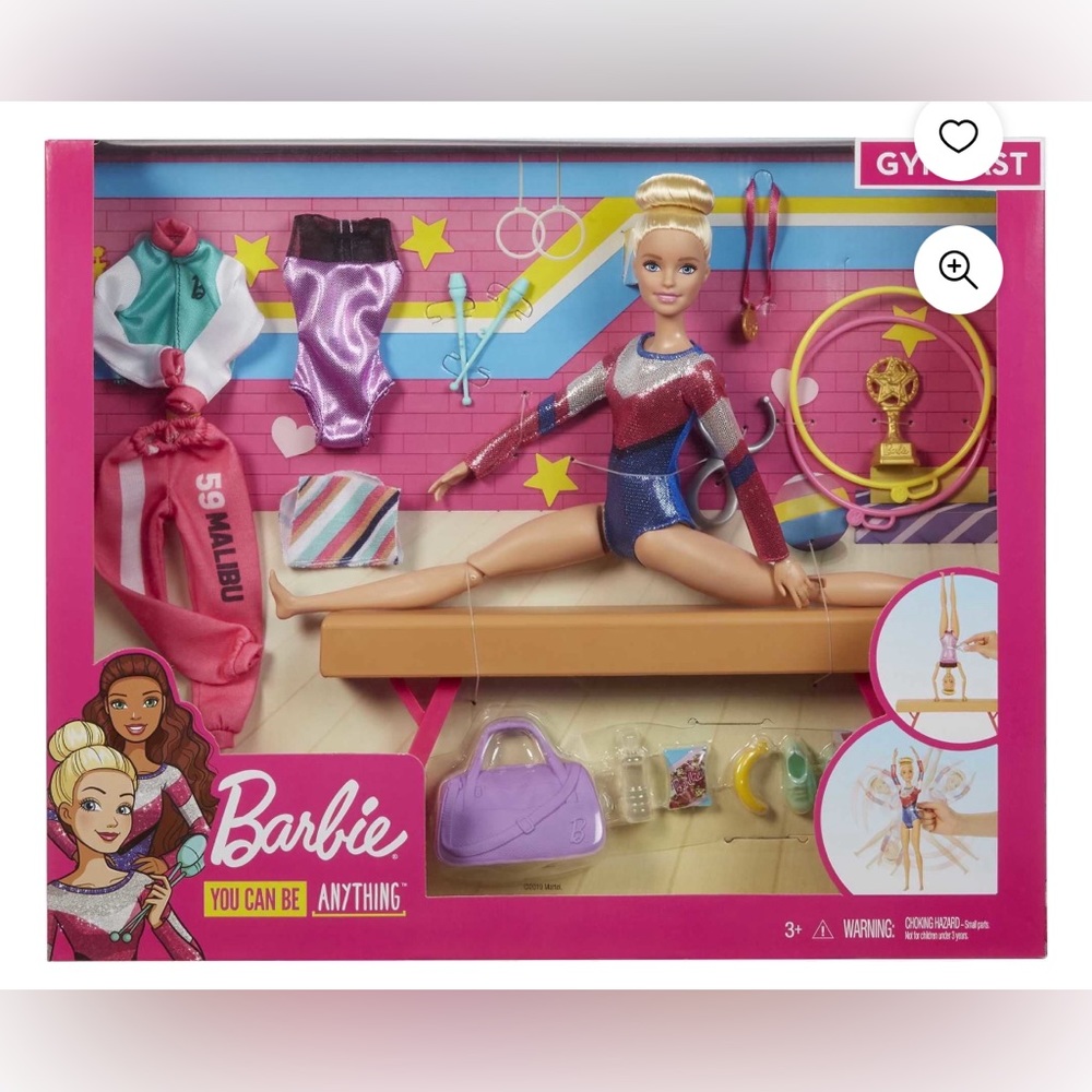 NEW Barbie “You Can Be Anything” Gymnast
